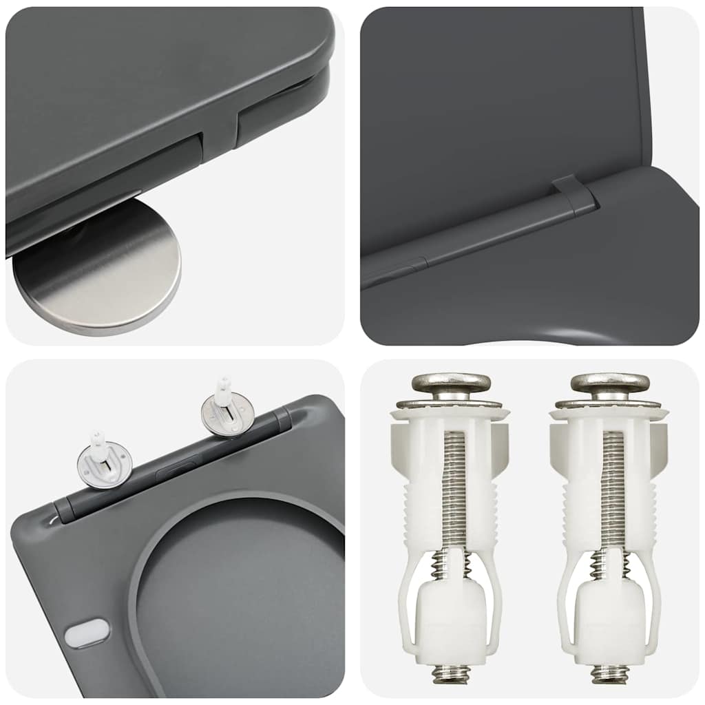 Toiletzitting 47 X 36 X 3,4 Cm Duroplast