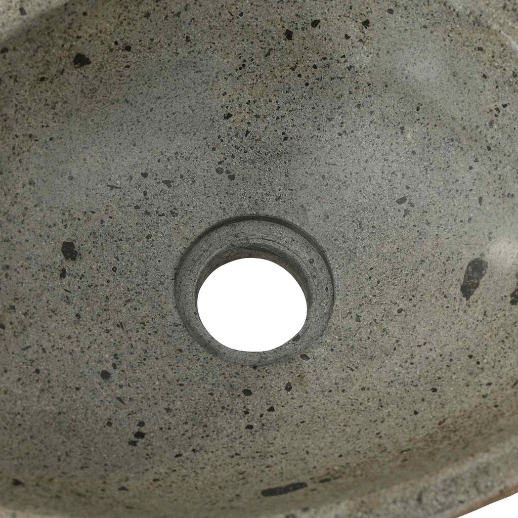 Rivierensteen Waskom Lichtgrijs
