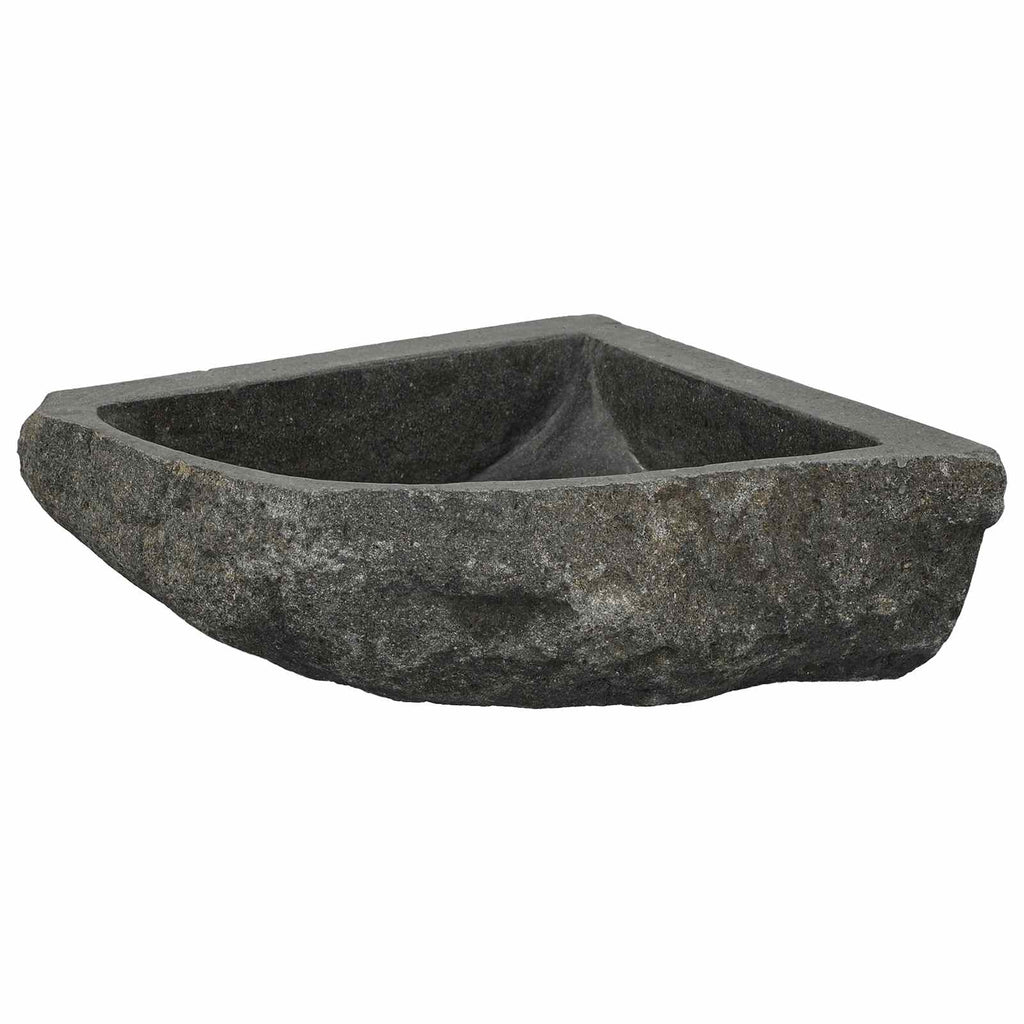 Wasbak Grijs Riviersteen
