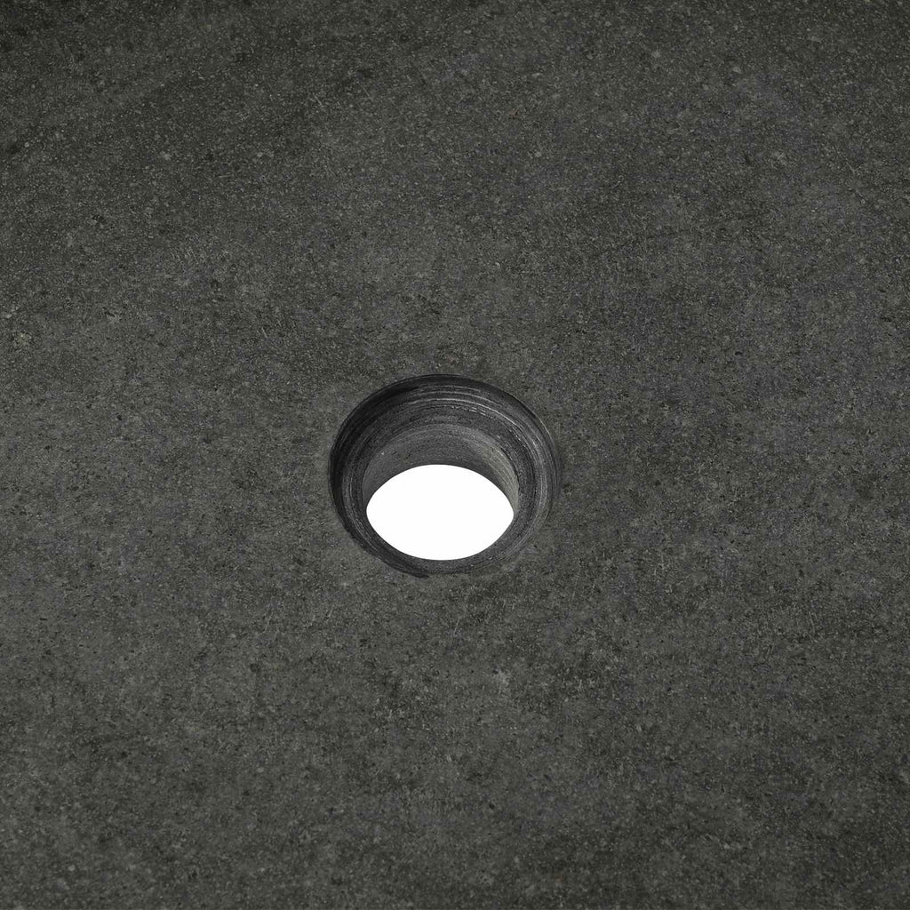 Wasbak Grijs 65 X 50 X 6 Cm Riviersteen