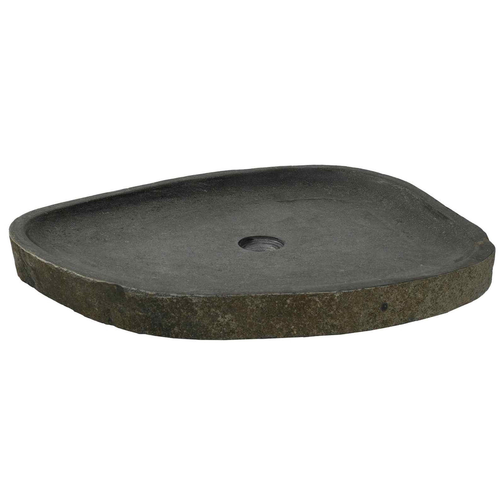 Wasbak Grijs 65 X 50 X 6 Cm Riviersteen