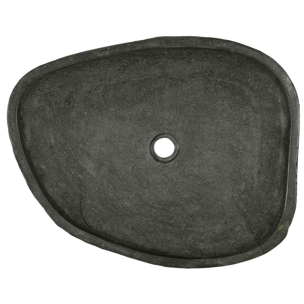 Wasbak Grijs 65 X 50 X 6 Cm Riviersteen