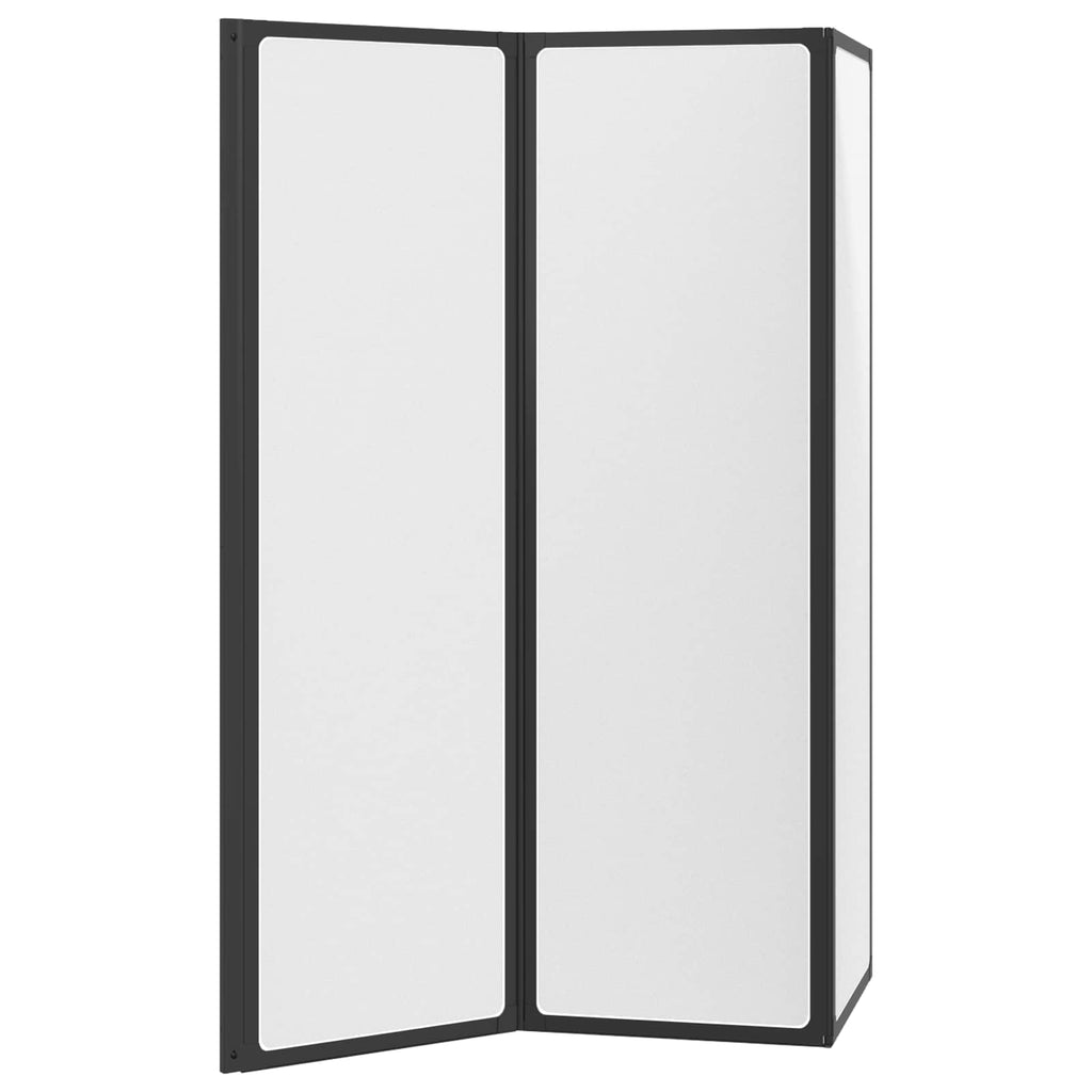 Douchescherm 132 X 2 X 140 Cm Aluminium En Pp