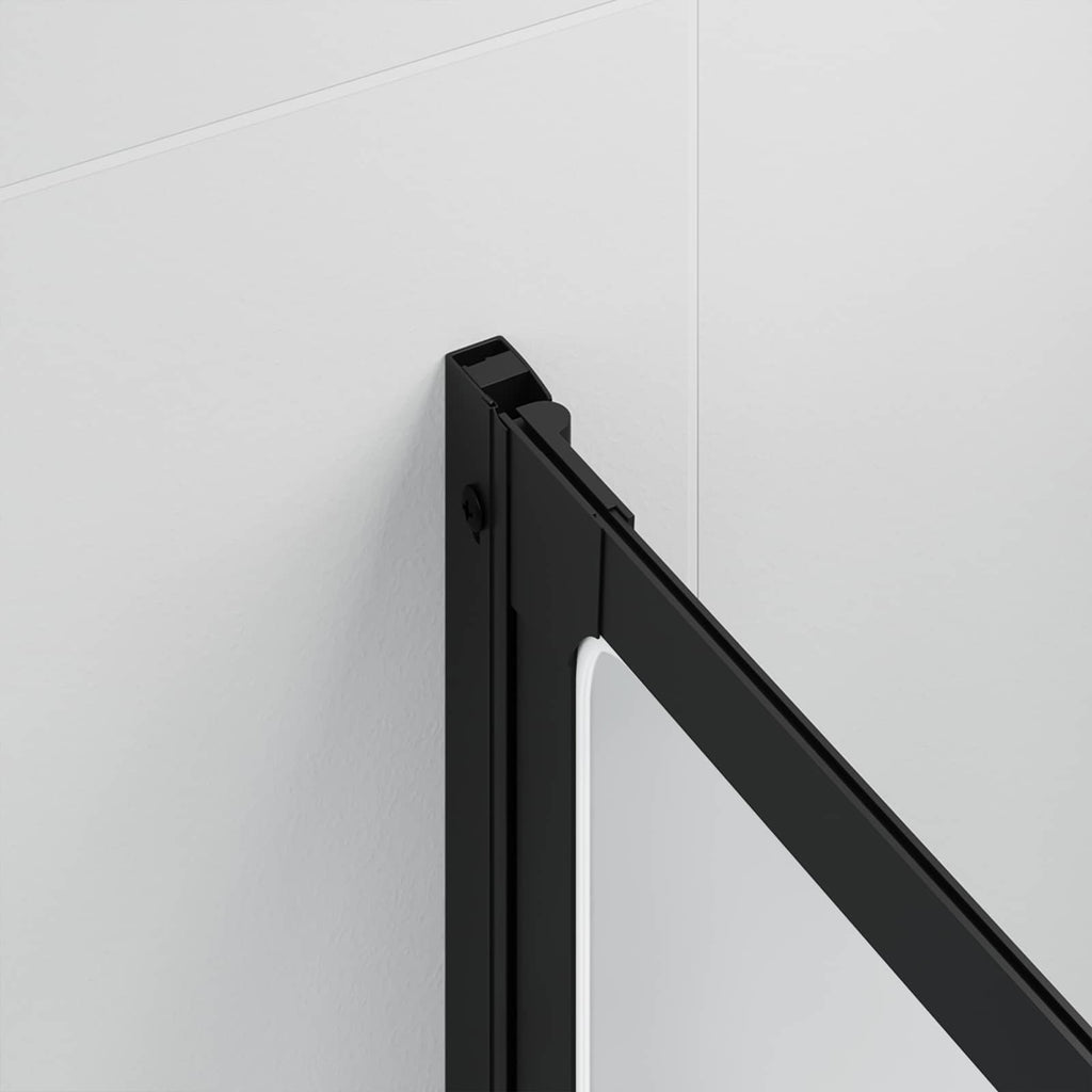 Douchescherm 168 X 140 Cm Aluminium