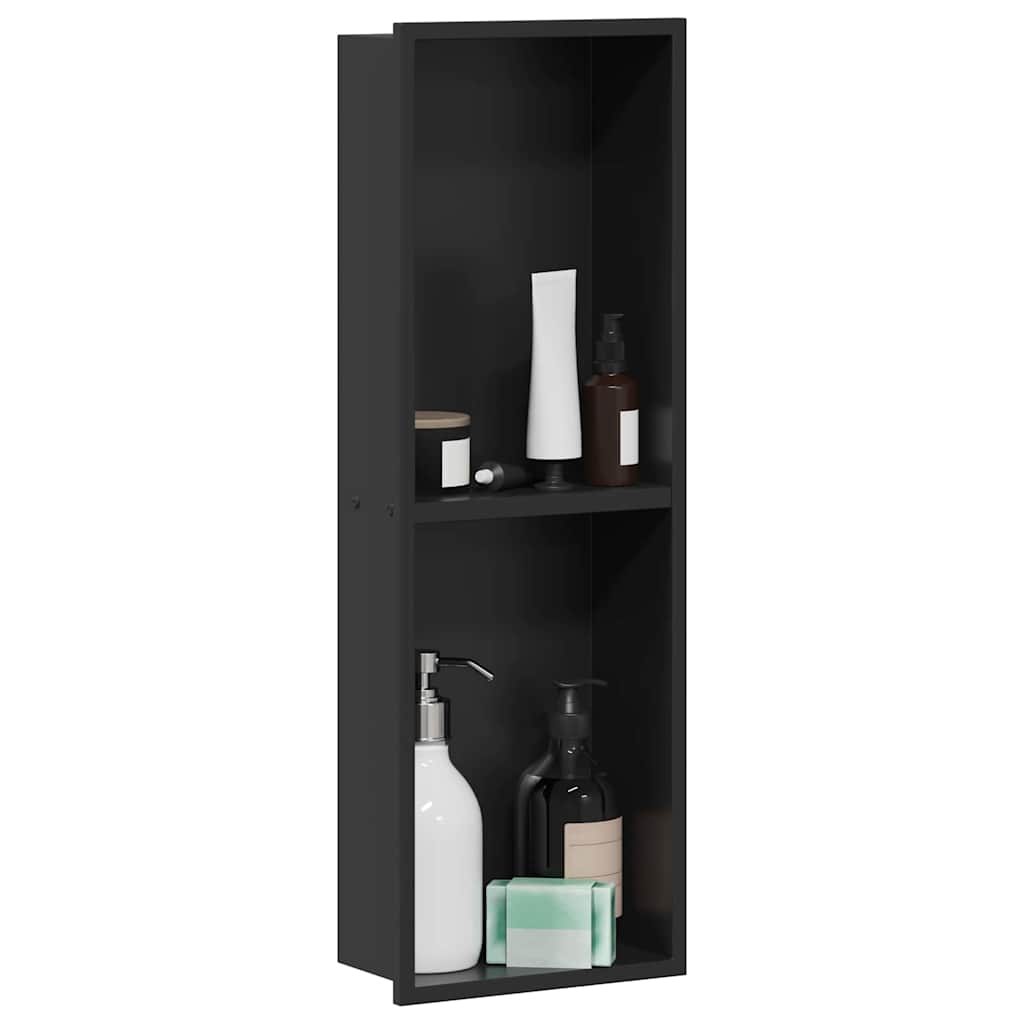Douche Niche Zwart Roestvrij Staal
