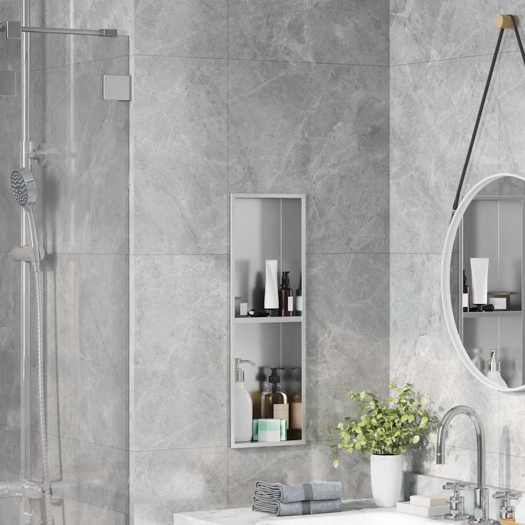 Douche Niche Zwart Roestvrij Staal