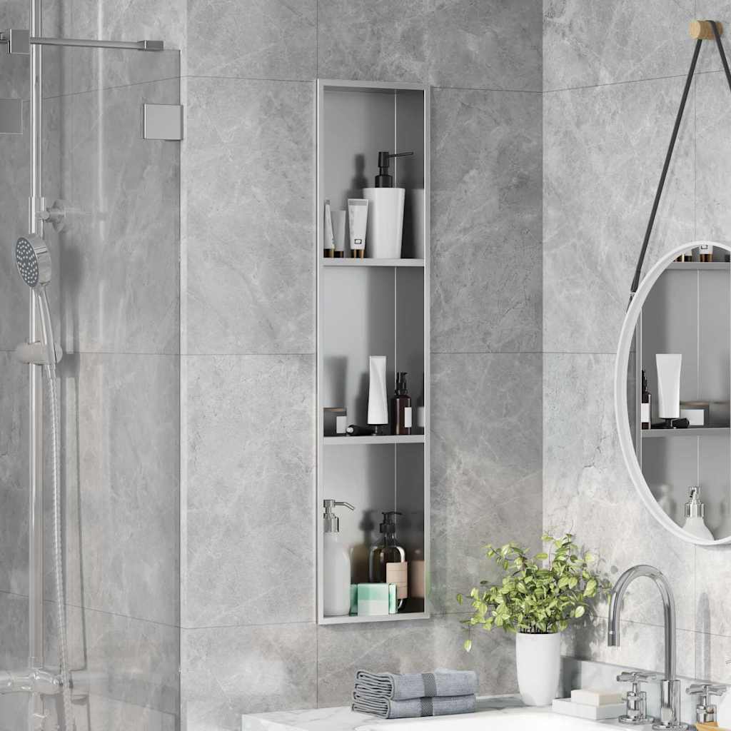 Douche Niche Zwart Roestvrij Staal
