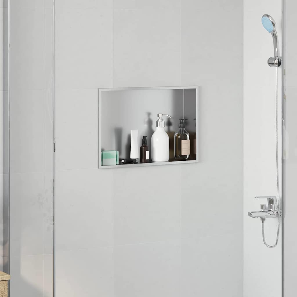 Douche Niche Zwart Roestvrij Staal