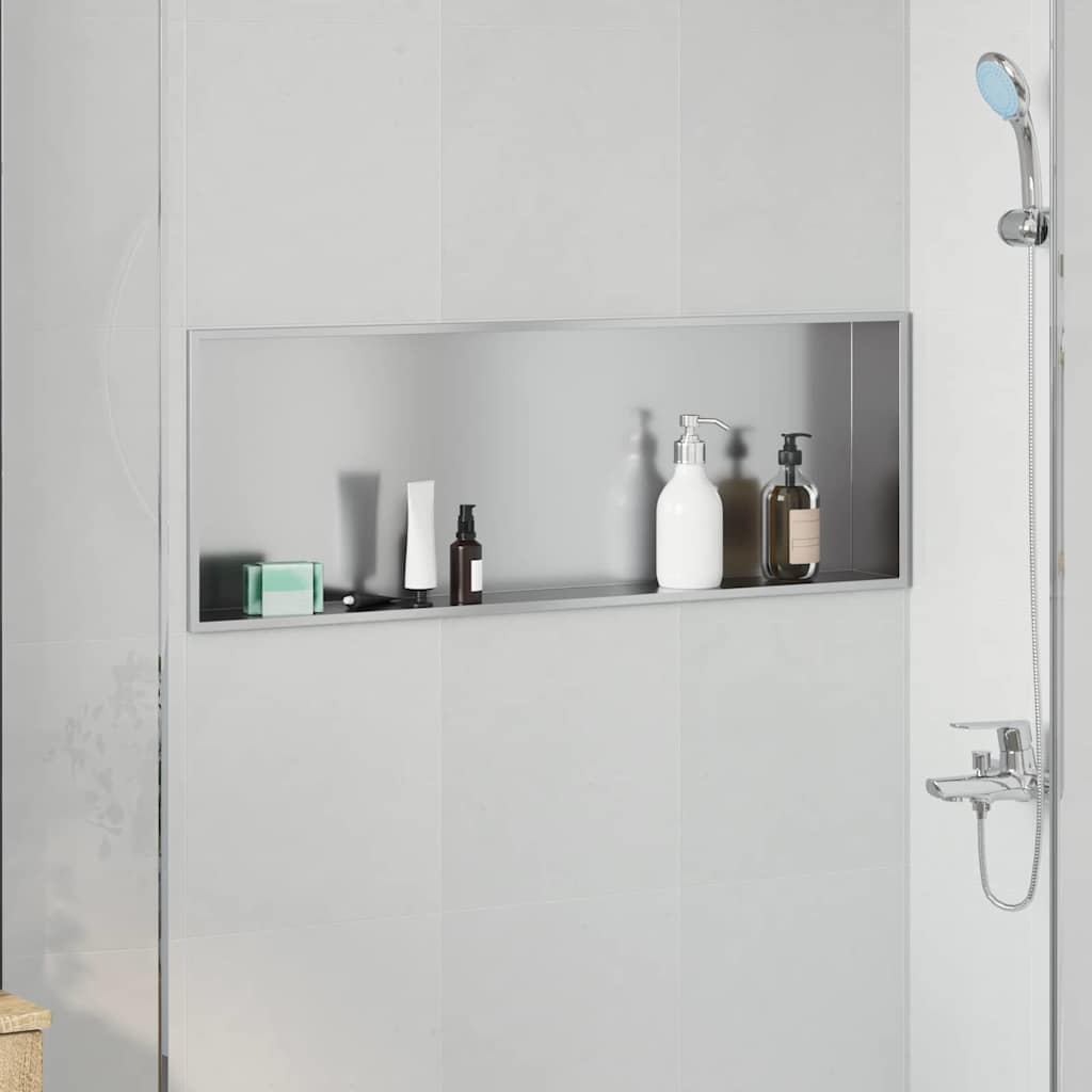 Douche Niche Zwart Roestvrij Staal