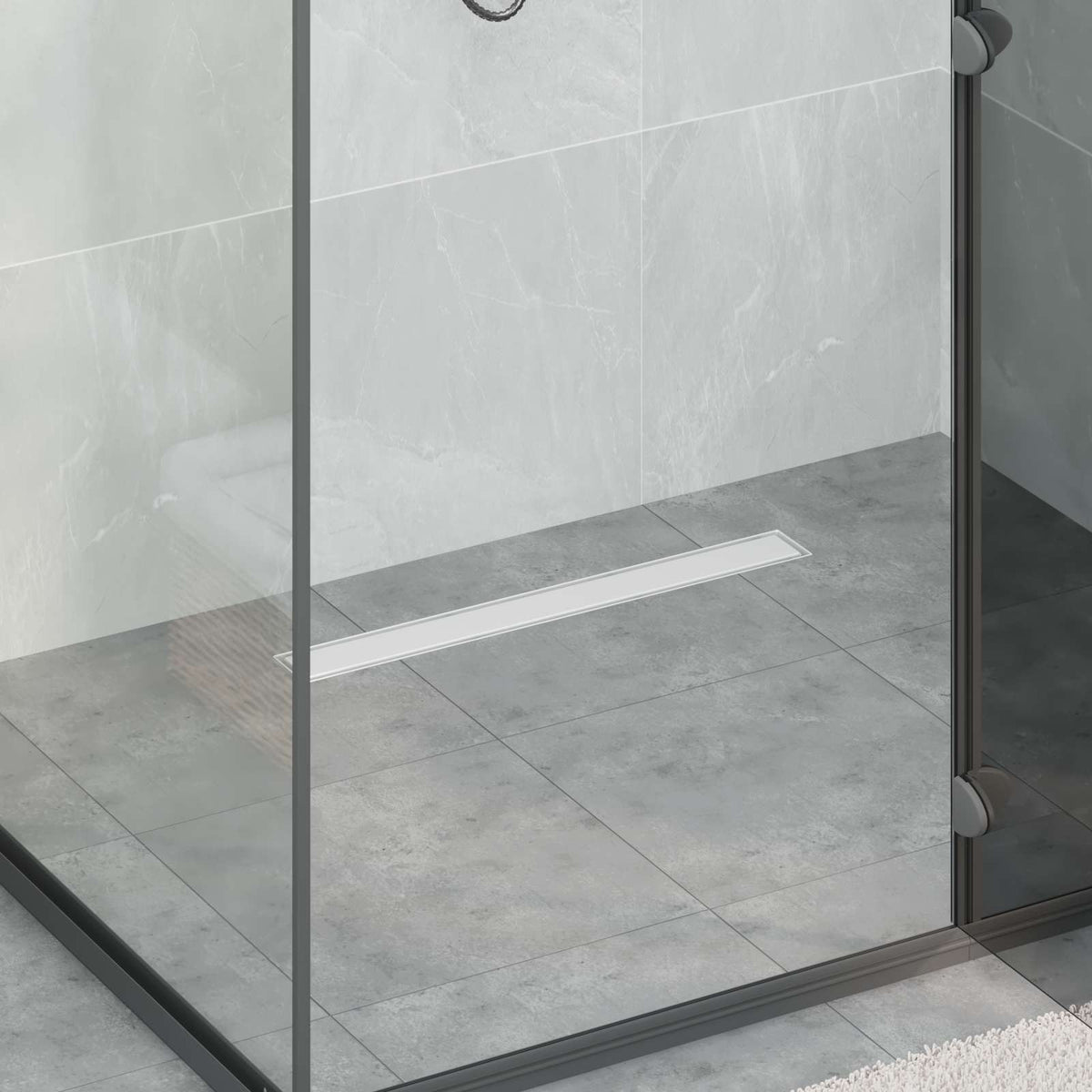 Doucheafvoer 2-In-1 Met 360° Sifon 54 X 11 X 9,5 Cm