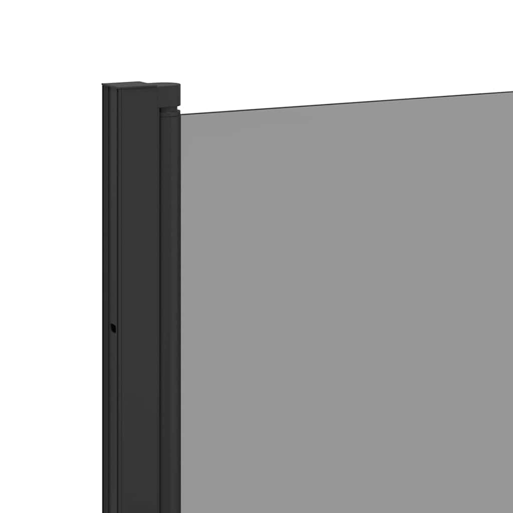 Douche Omhulsel Zwart 130 X 138 Cm Esg-Glas En Aluminium