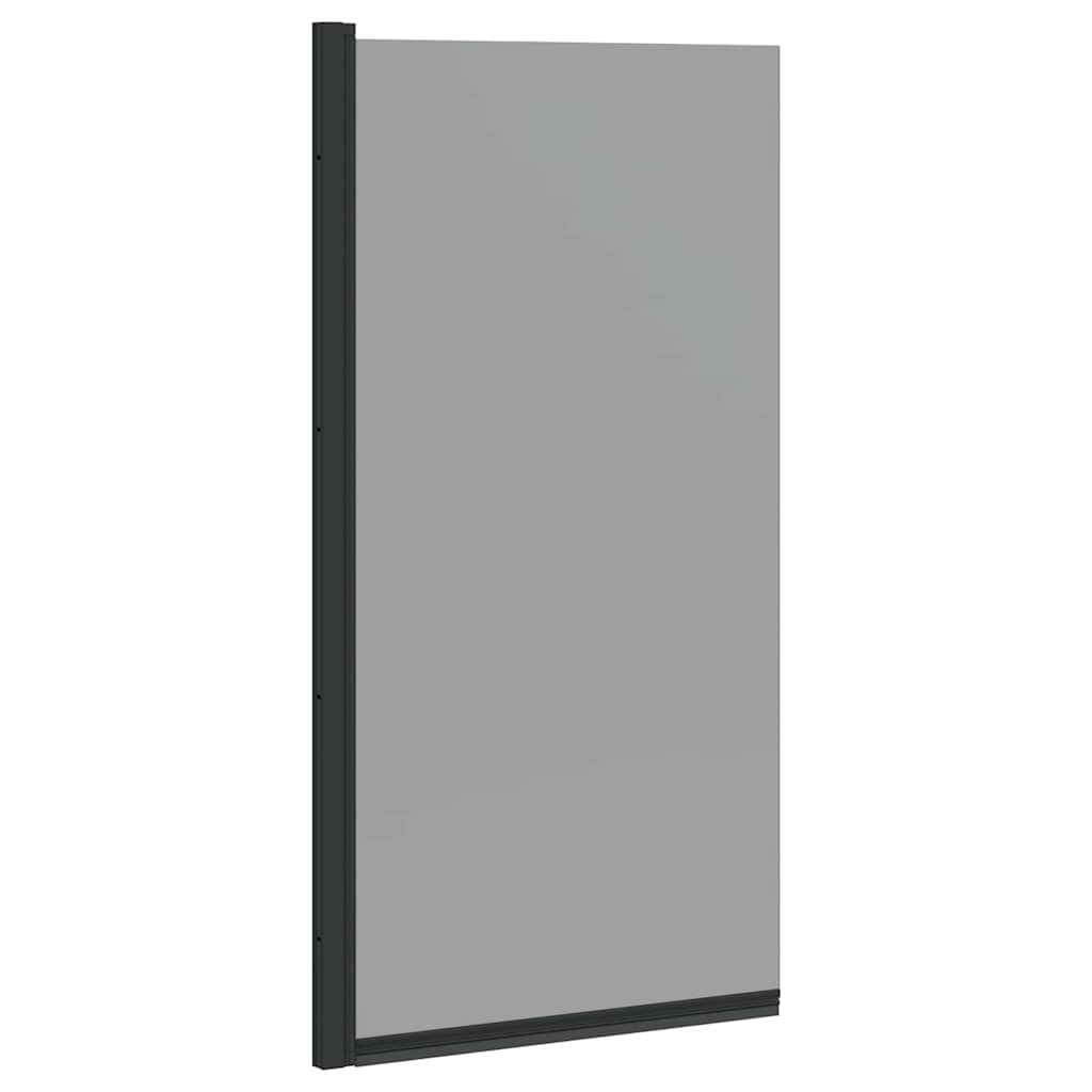 Bad Douchescreen Zwart 68 X 130 Cm Gehard Glas