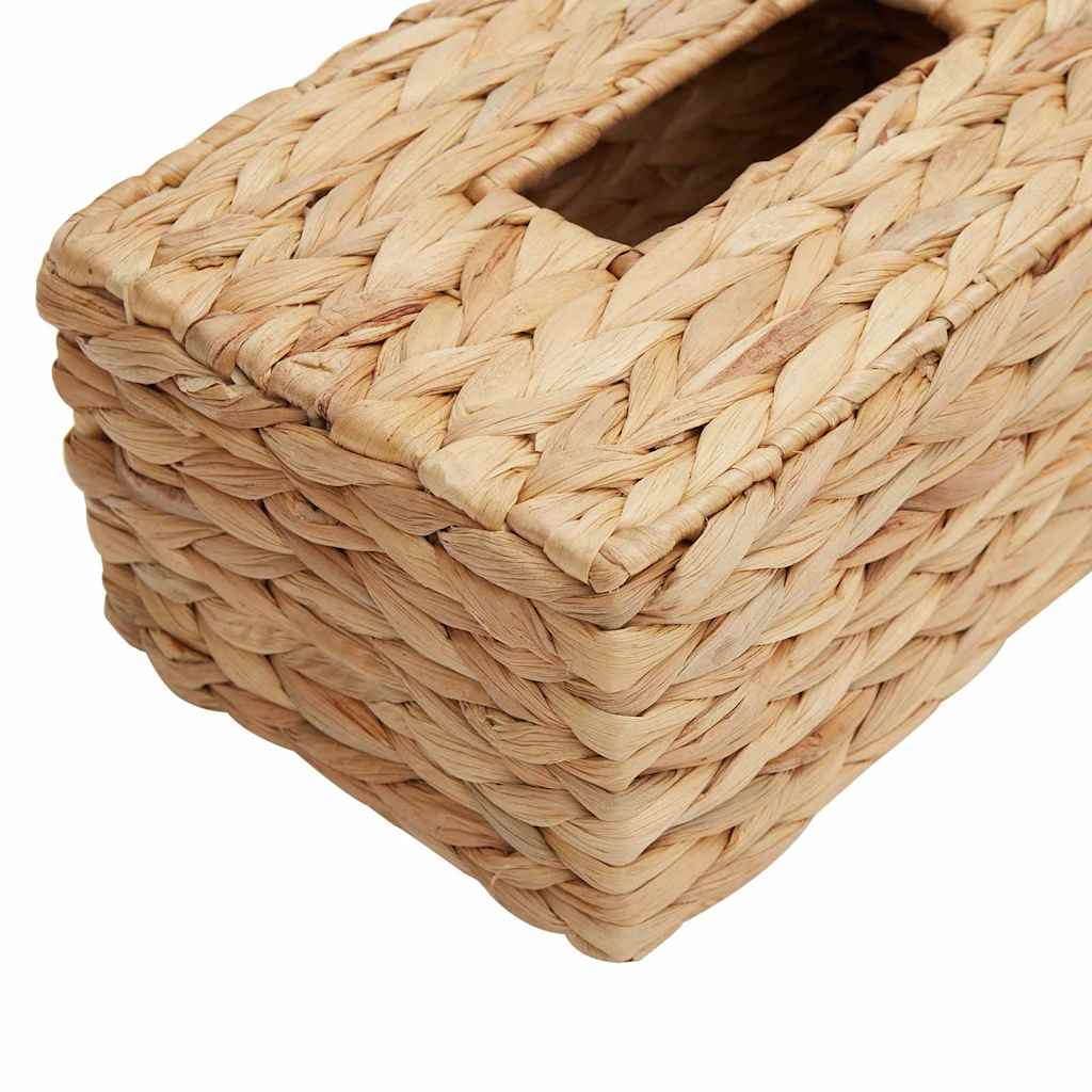 Tissueboxhoezen 2 St Waterhyacint 27.5 X 16.5 X 14 Cm Naturel