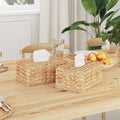 Tissueboxhoezen 2 St Waterhyacint 27.5 X 16.5 X 14 Cm Naturel