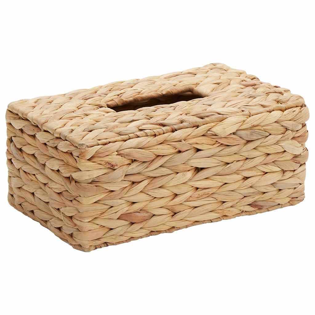 Tissueboxhoezen 2 St Waterhyacint 27.5 X 16.5 X 14 Cm Naturel