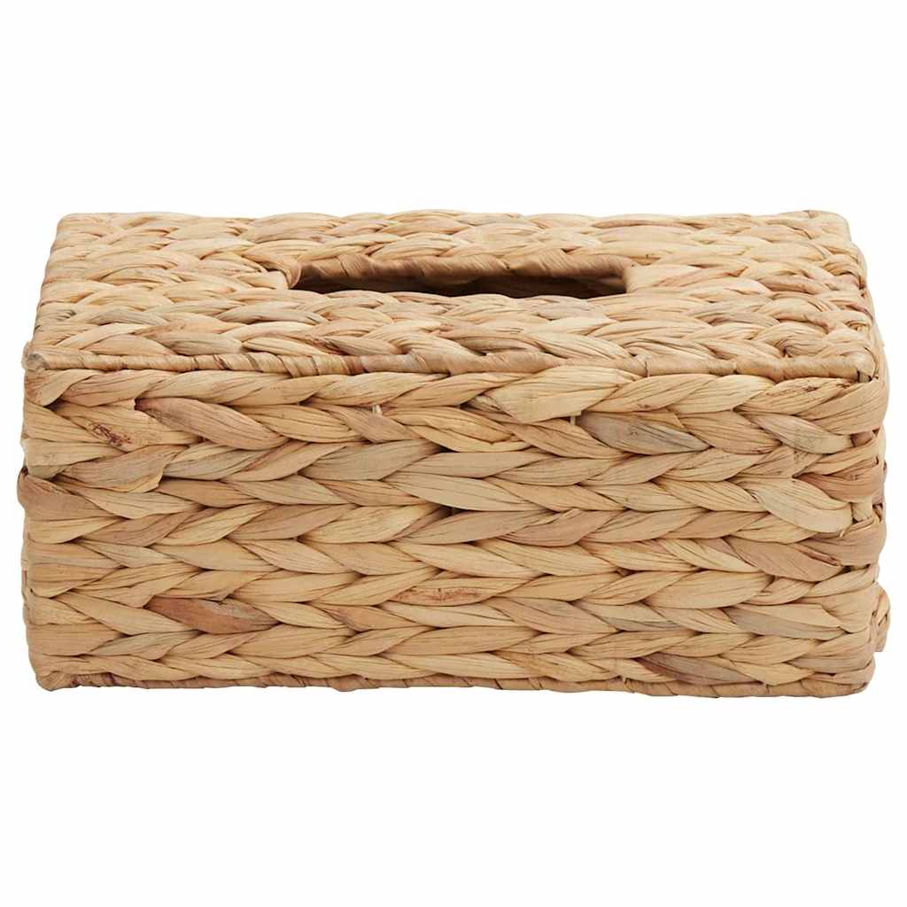 Tissueboxhoezen 2 St Waterhyacint 27.5 X 16.5 X 14 Cm Naturel