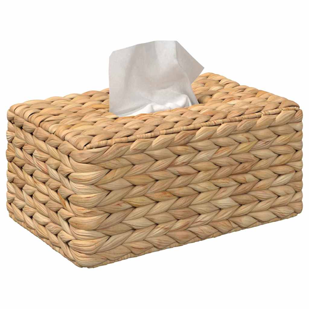 Tissueboxhoezen 2 St Waterhyacint 27.5 X 16.5 X 14 Cm Naturel