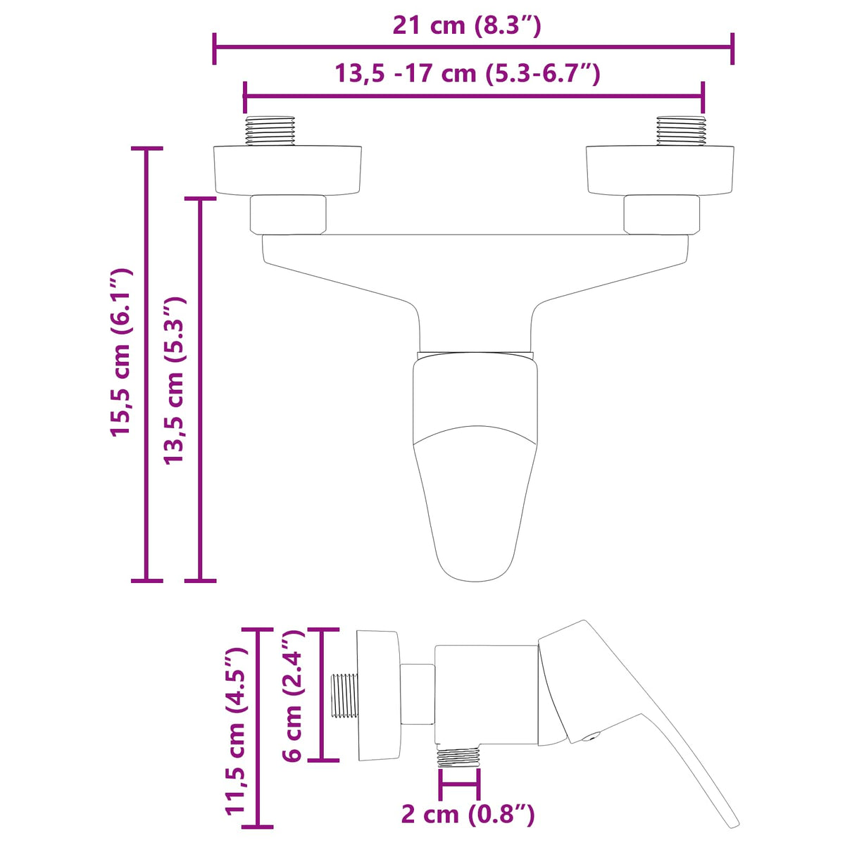 Douchemengkraan G 1 / 2 Inch