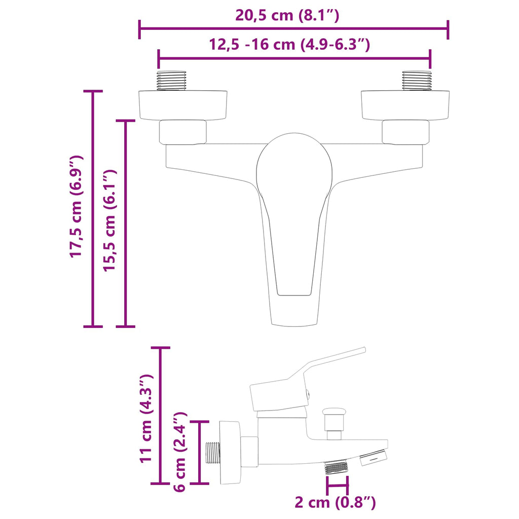 Douchemengkraan G 1/2 Inch