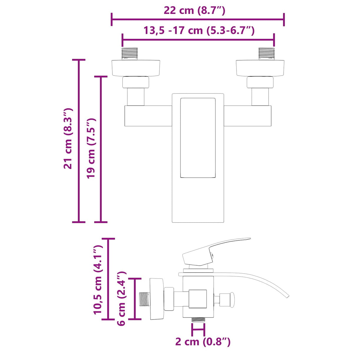 Douchemengkraan G 1/2 Inch