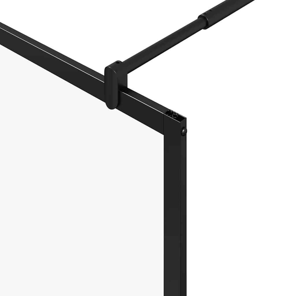 Inloop Douche Wand 100 X 195 X 0,5 Cm Glas En Aluminium
