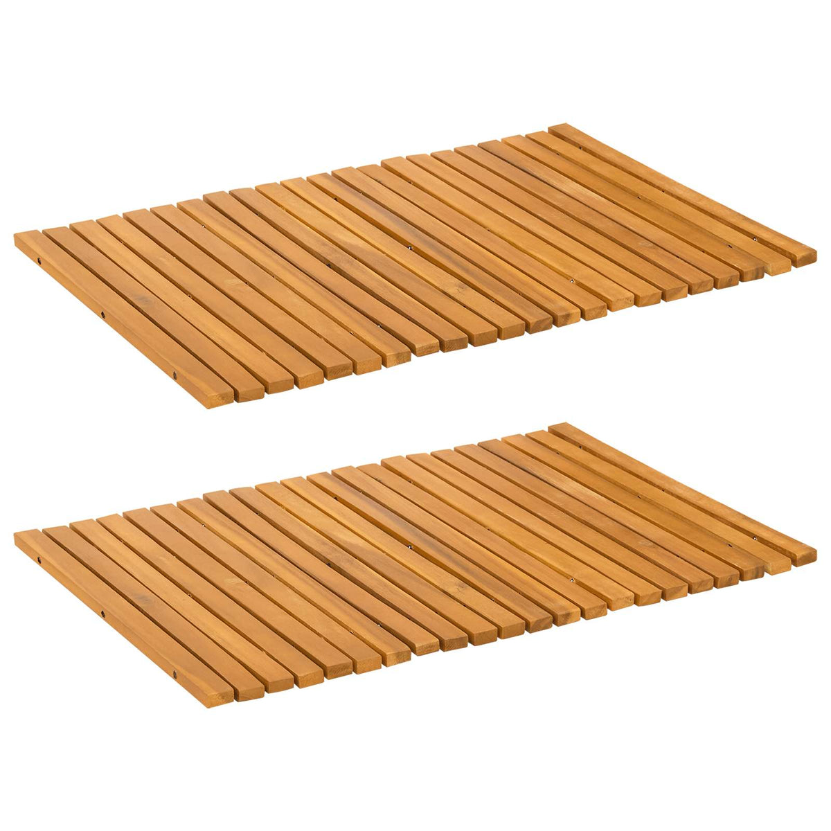 Badmat Naturel Massief Acaciahout