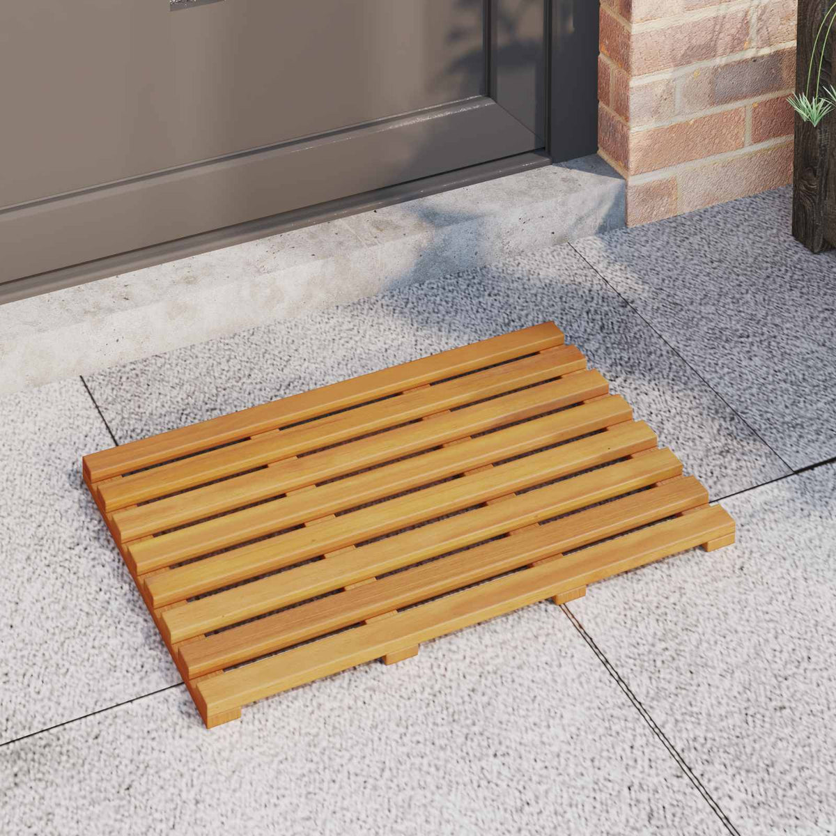 Badmat 2 St Naturel Massief Acaciahout