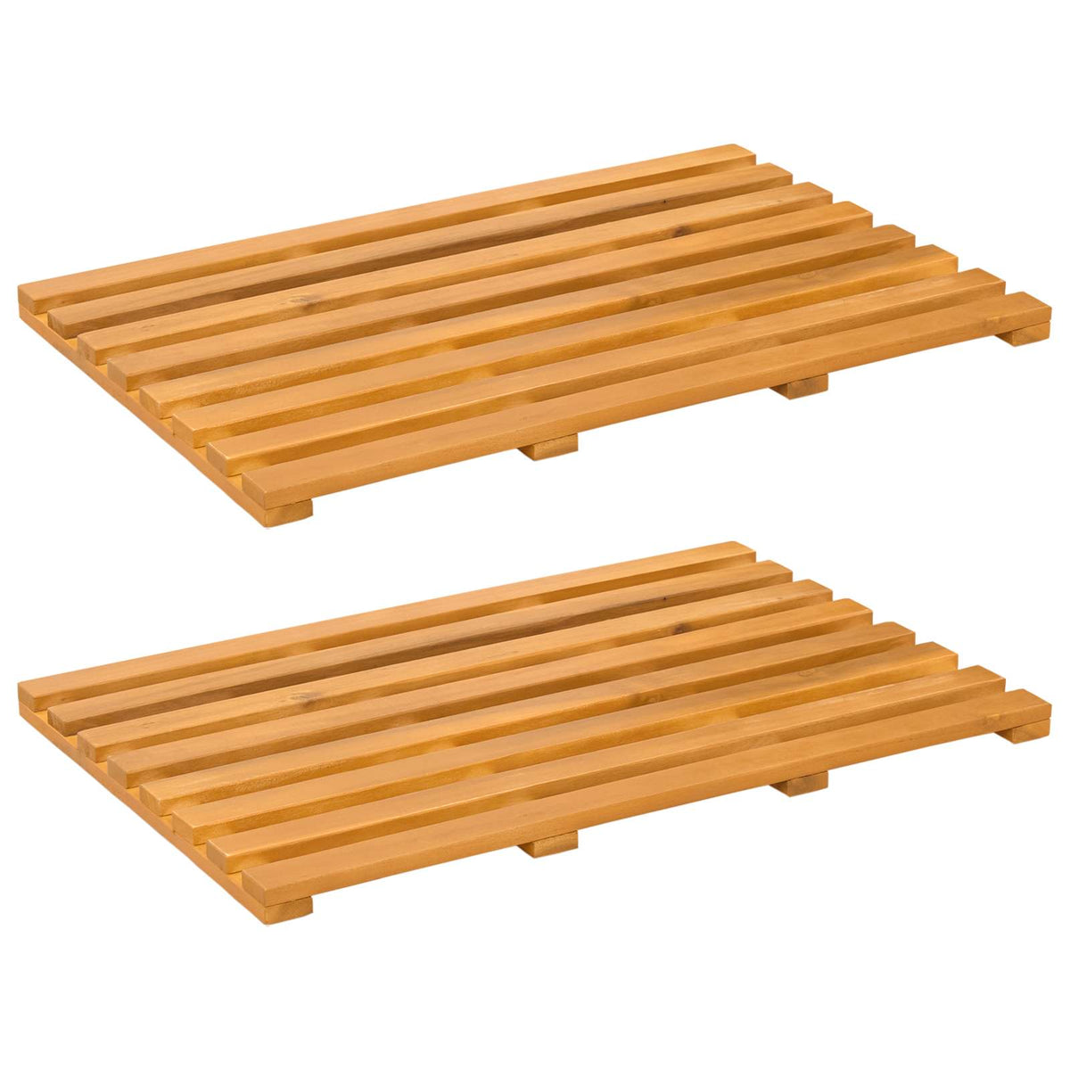 Badmat 2 St Naturel Massief Acaciahout