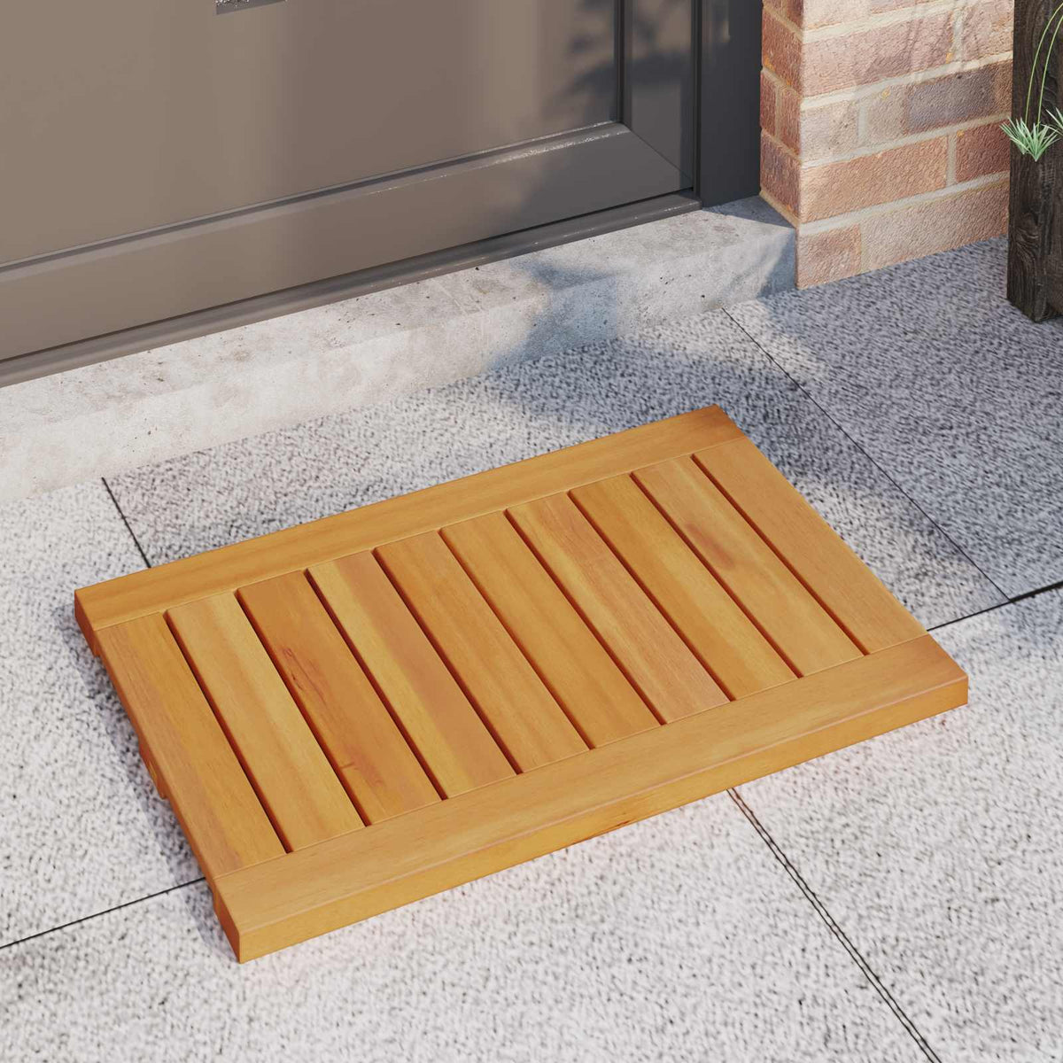 Badmat 2 St Naturel Massief Acaciahout