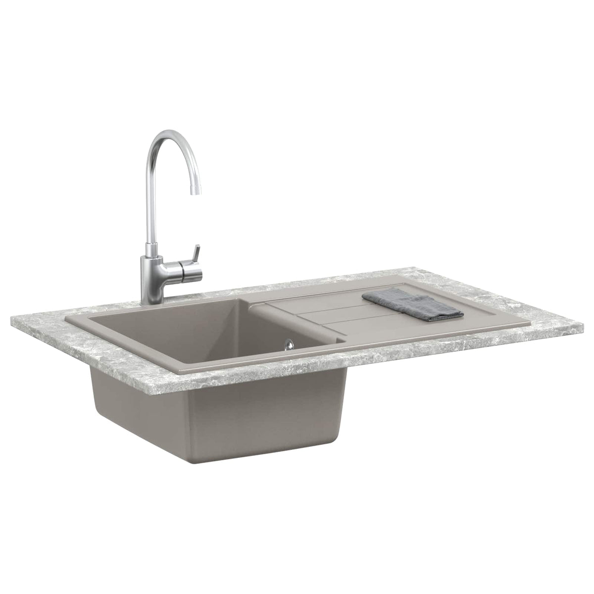 Wasbak 780 X 500 Mm 80% Kwarts En 20% Hars