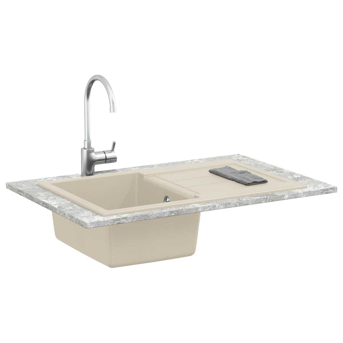 Wasbak 780 X 500 Mm 80% Kwarts En 20% Hars