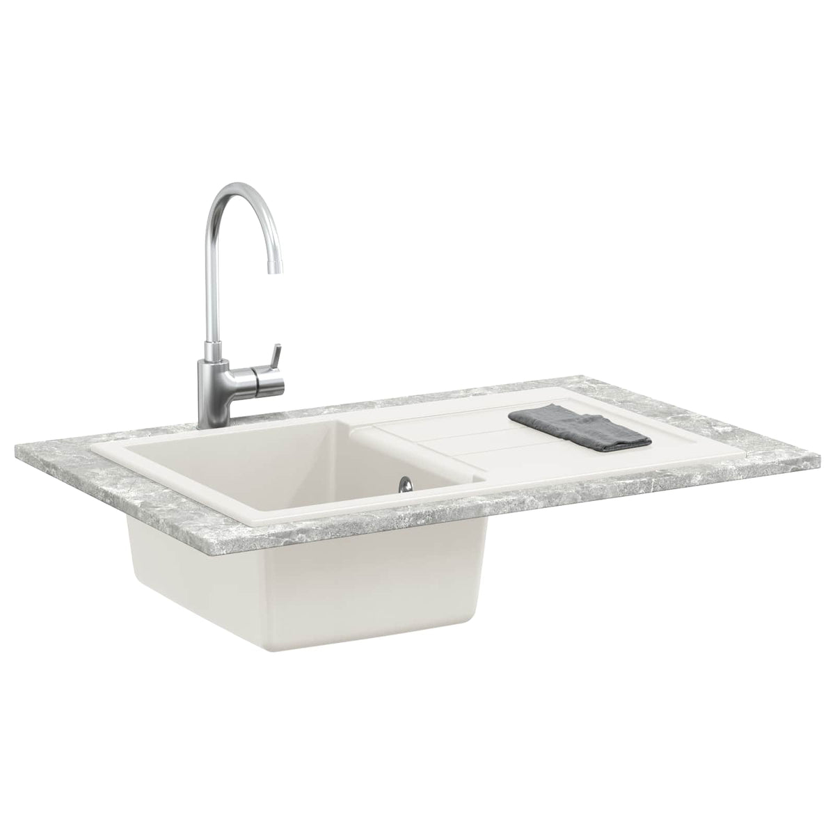 Wasbak 780 X 500 Mm 80% Kwarts En 20% Hars