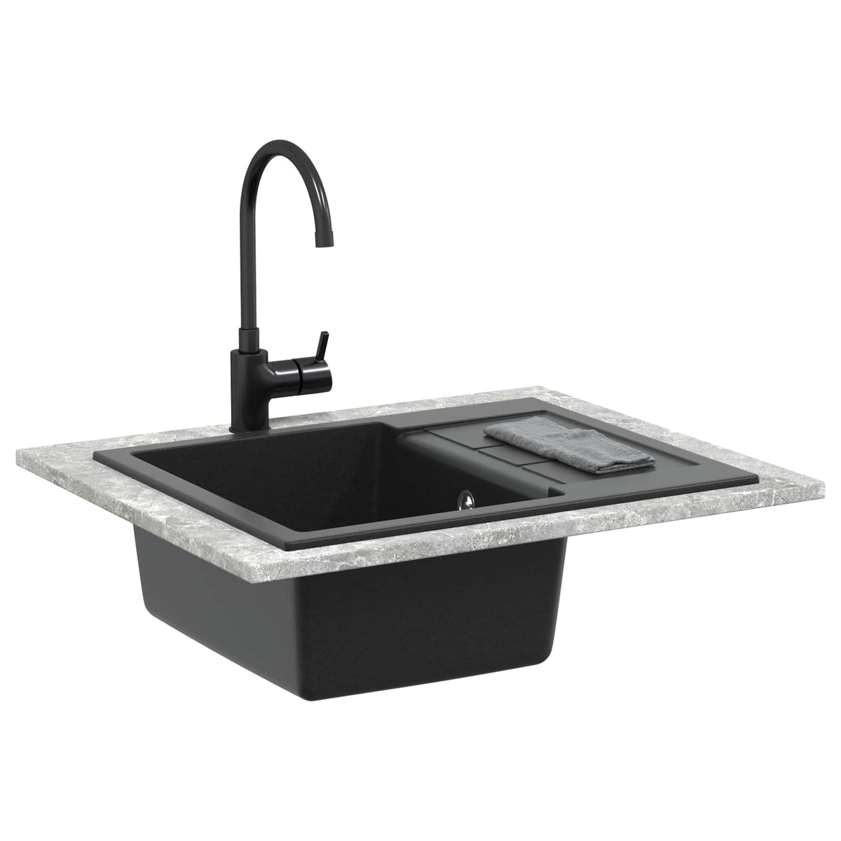 Wasbak 620 X 500 Mm 80% Kwarts En 20% Hars