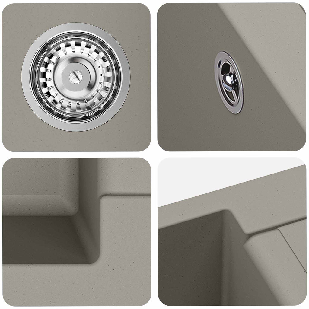 Wasbak 780 X 500 Mm 80% Kwarts En 20% Hars