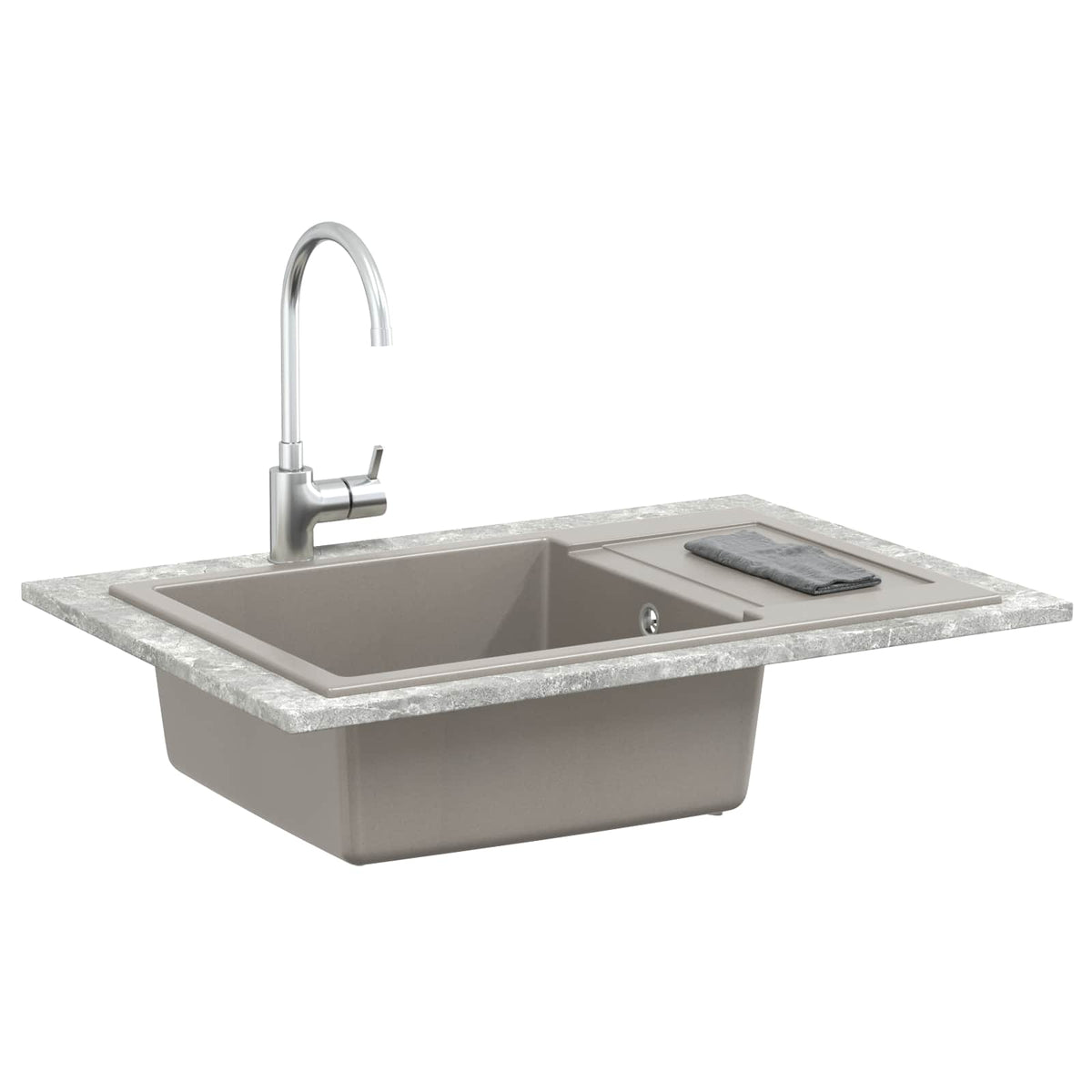 Wasbak 780 X 500 Mm 80% Kwarts En 20% Hars