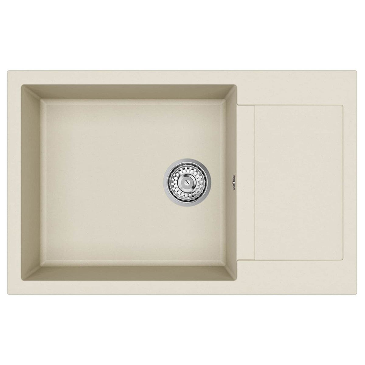 Wasbak 780 X 500 Mm 80% Kwarts En 20% Hars