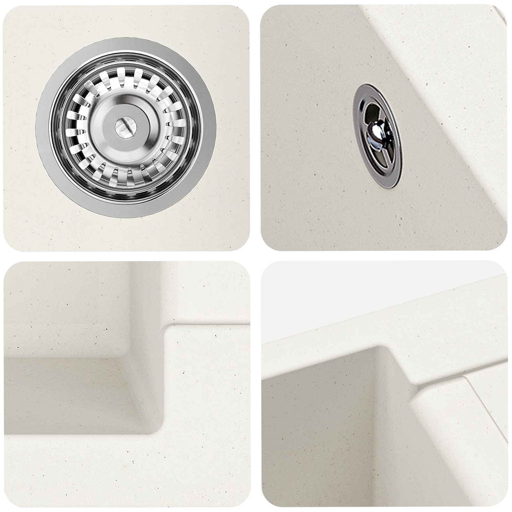 Wasbak 780 X 500 Mm 80% Kwarts En 20% Hars