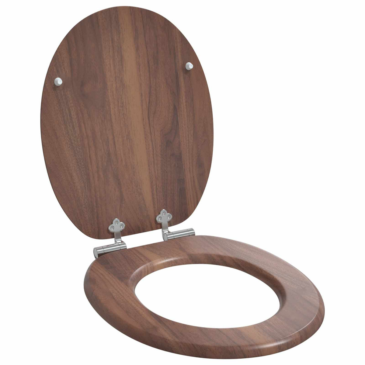 Toiletbrillen Met Deksel 2 St Mdf