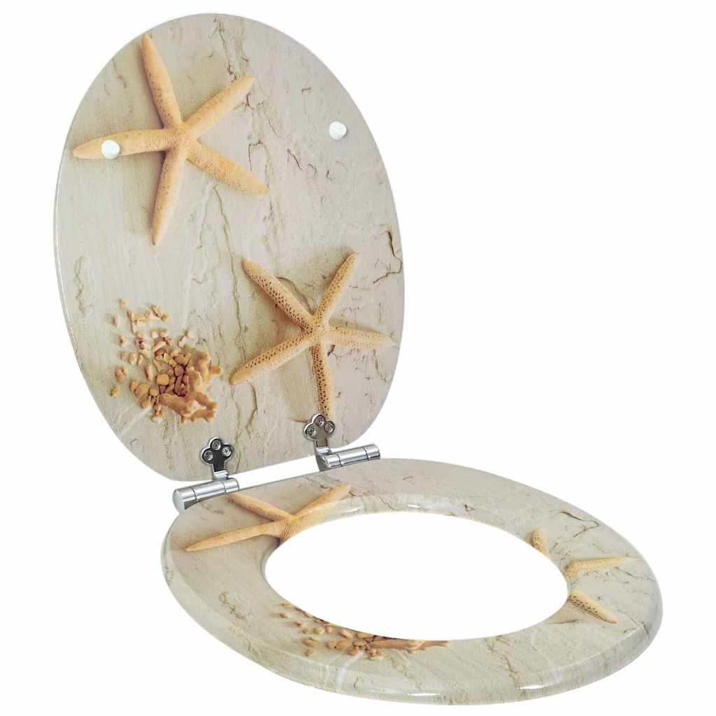 Toiletbrillen Met Deksel 2 St Mdf