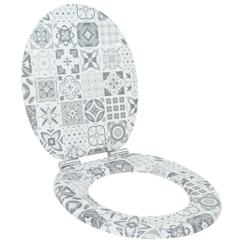 Toiletbrillen Met Deksel 2 St Mdf