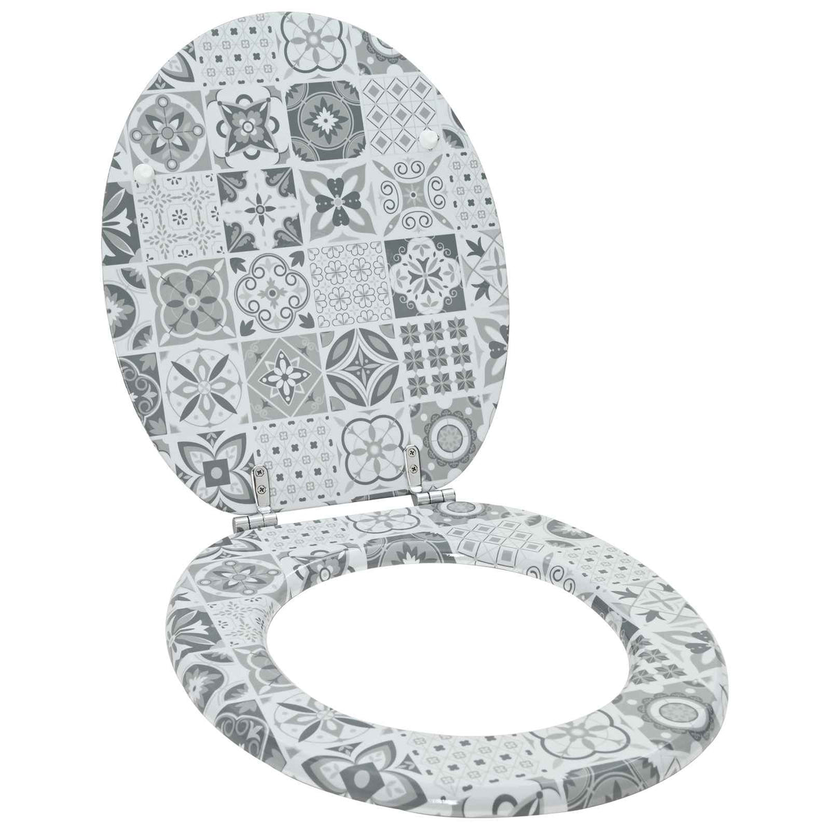 Toiletbrillen Met Deksel 2 St Mdf