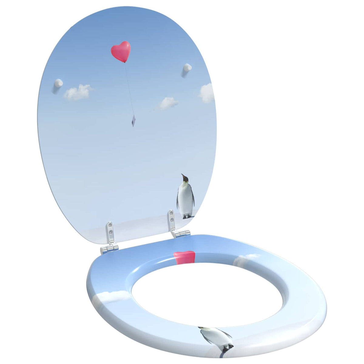 Toiletbrillen Met Deksel 2 St Mdf