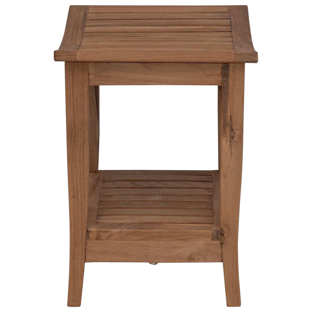 Badkamer Bijzettafel Naturel 50 X 35 X 45 Cm Massief Teakhout