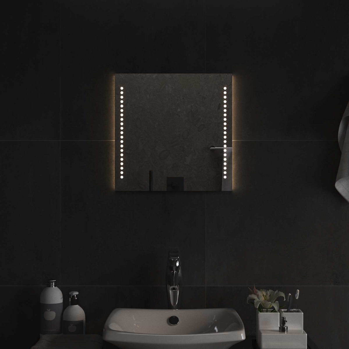 Led Badkamer Spiegel Transparant Gehard Glas