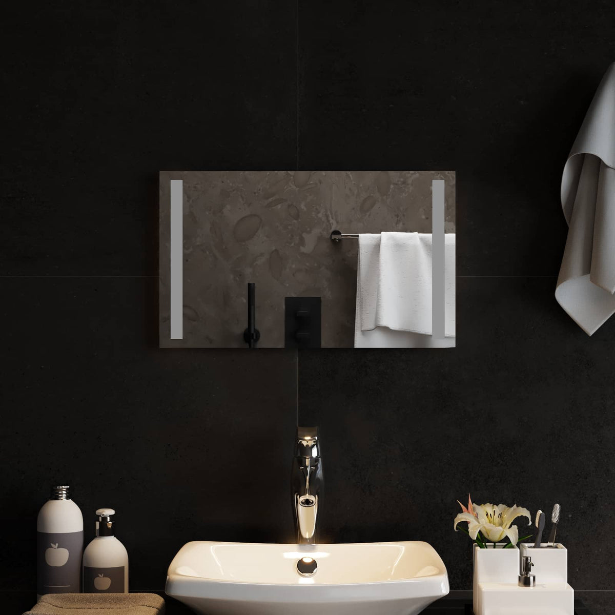 Led Badkamer Spiegel Transparant Gehard Glas