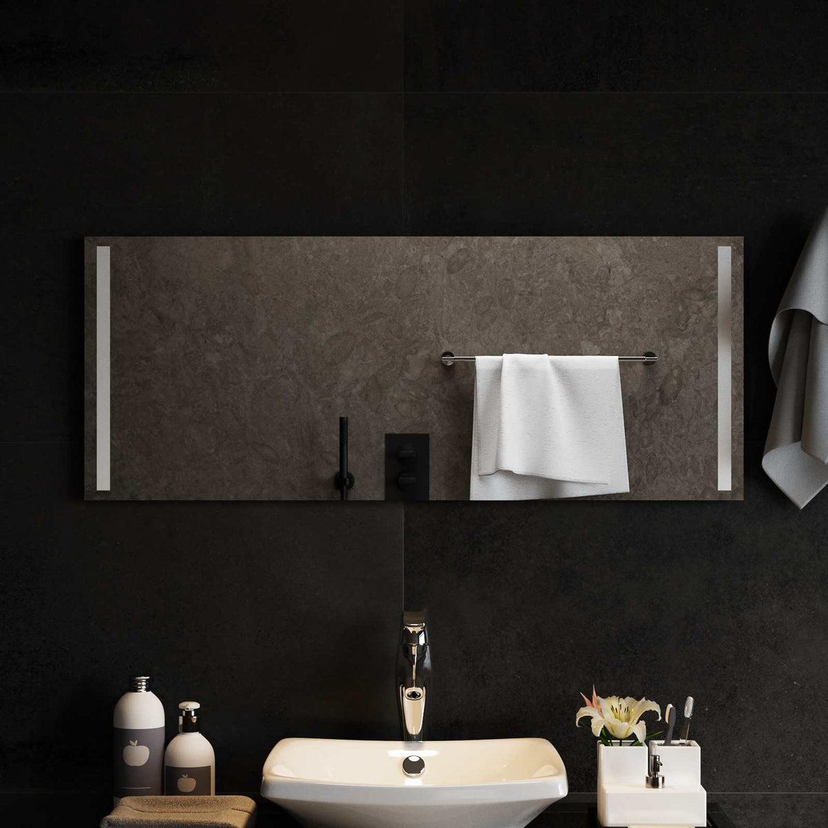 Led Badkamer Spiegel Transparant Gehard Glas