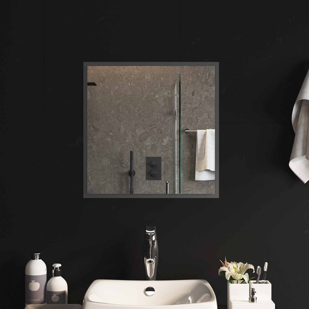 Led Badkamer Spiegel Transparant Gehard Glas