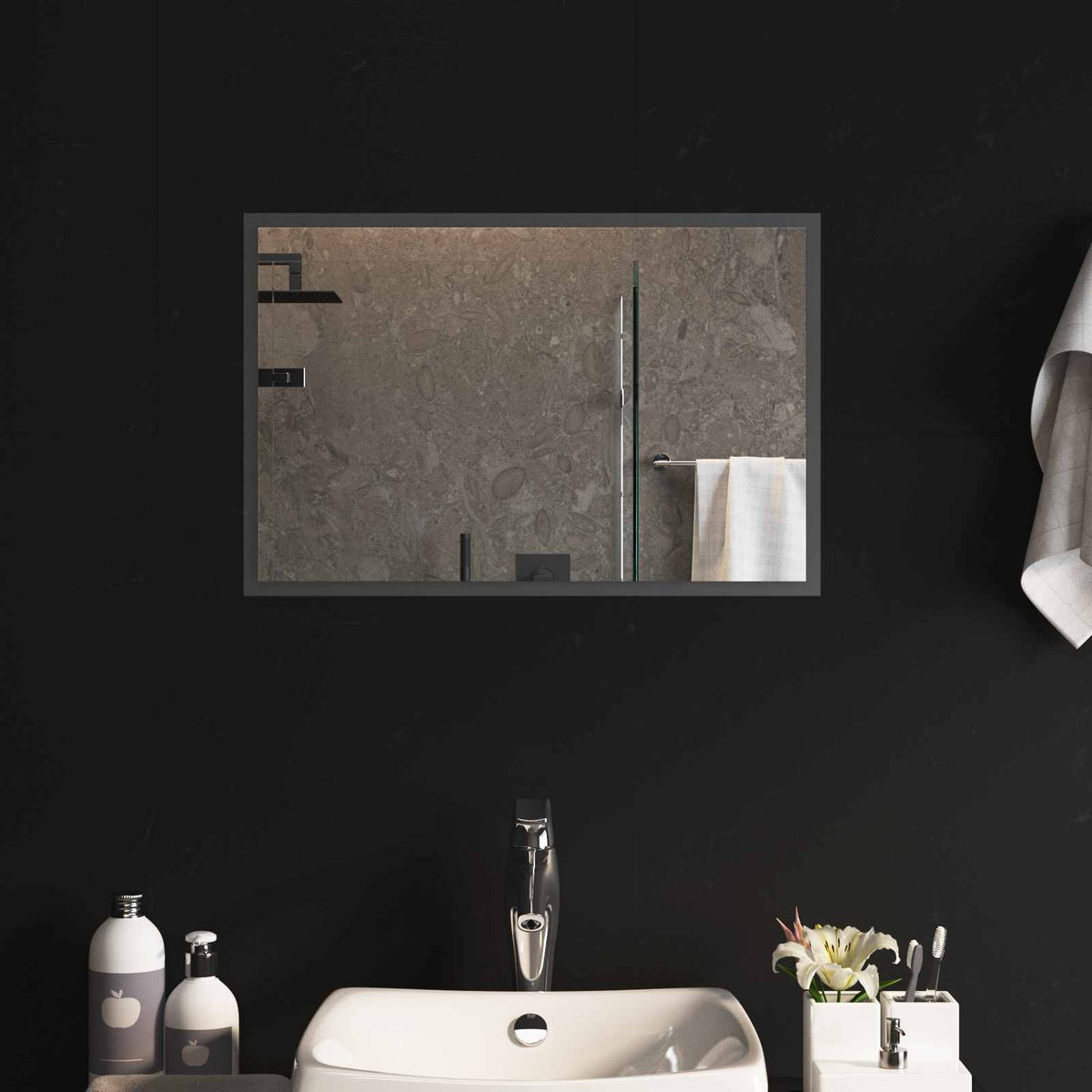 Led Badkamer Spiegel Transparant Gehard Glas