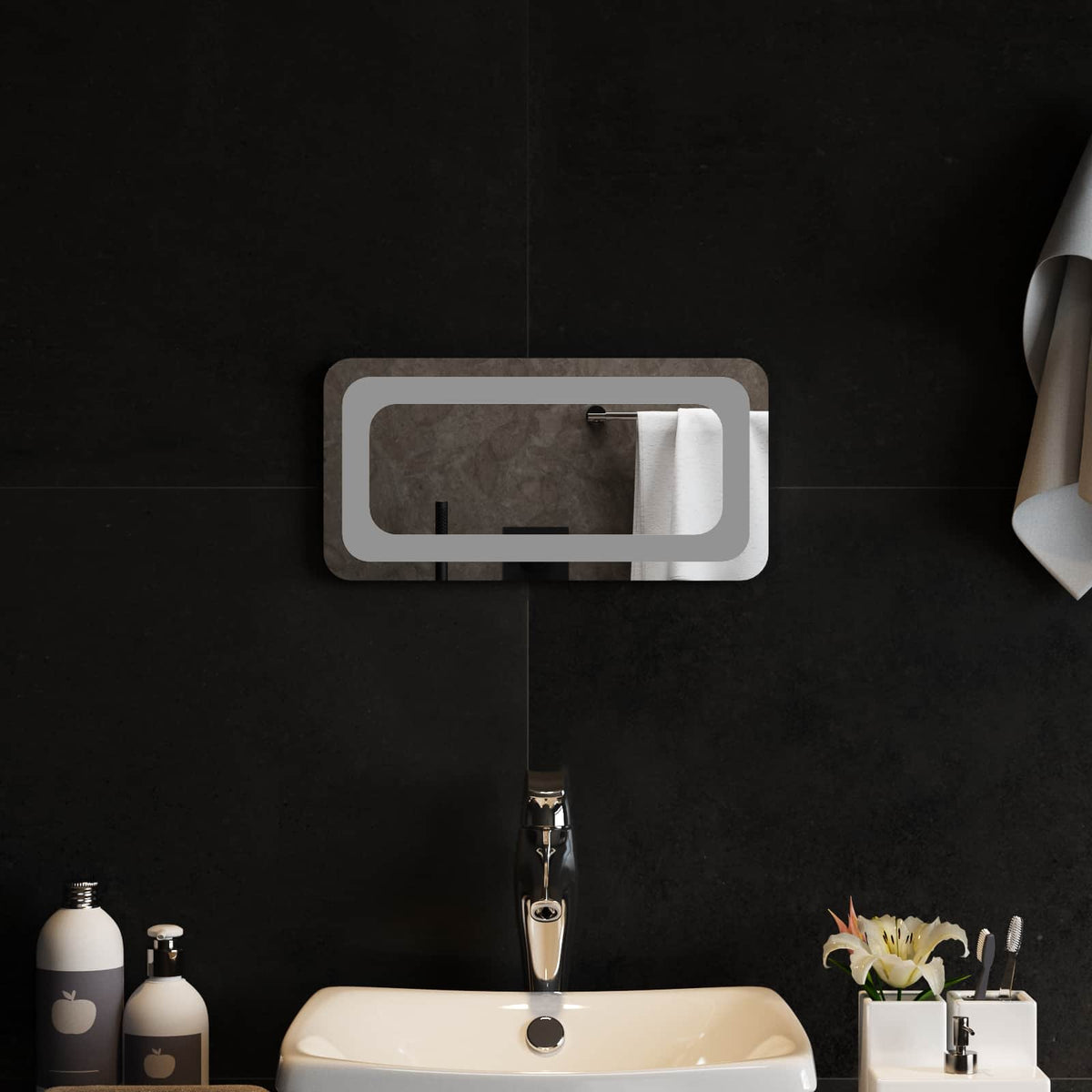 Led Badkamer Spiegel Transparant Gehard Glas