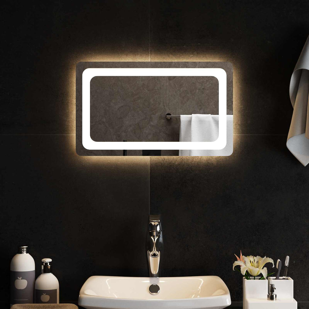 Led Badkamer Spiegel Transparant Gehard Glas
